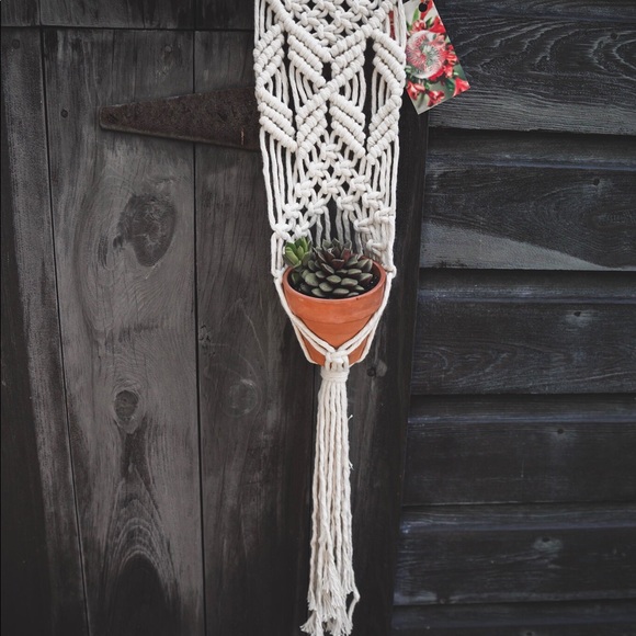 Handmade Macrame Plant Hanger - Picture 2 of 6